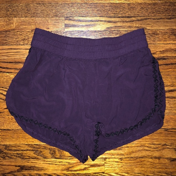 Lightweight dark purple lounge shorts - xs - Picture 1 of 2
